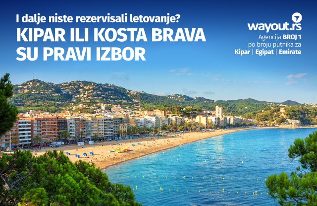 I dalje niste rezervisali letovanje? Kipar i Kosta Brava sa Wayout-om su pravi izbor